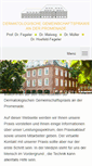 Mobile Screenshot of hautarzt.muenster.de