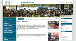Desktop Screenshot of muenster.de